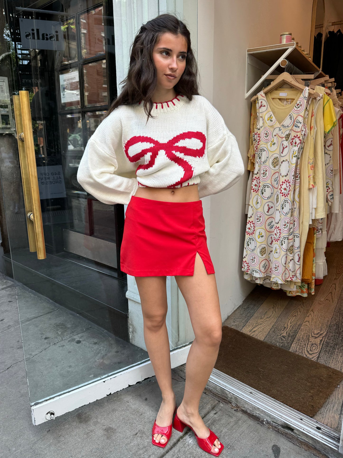 Jinx Mini Skort in Red