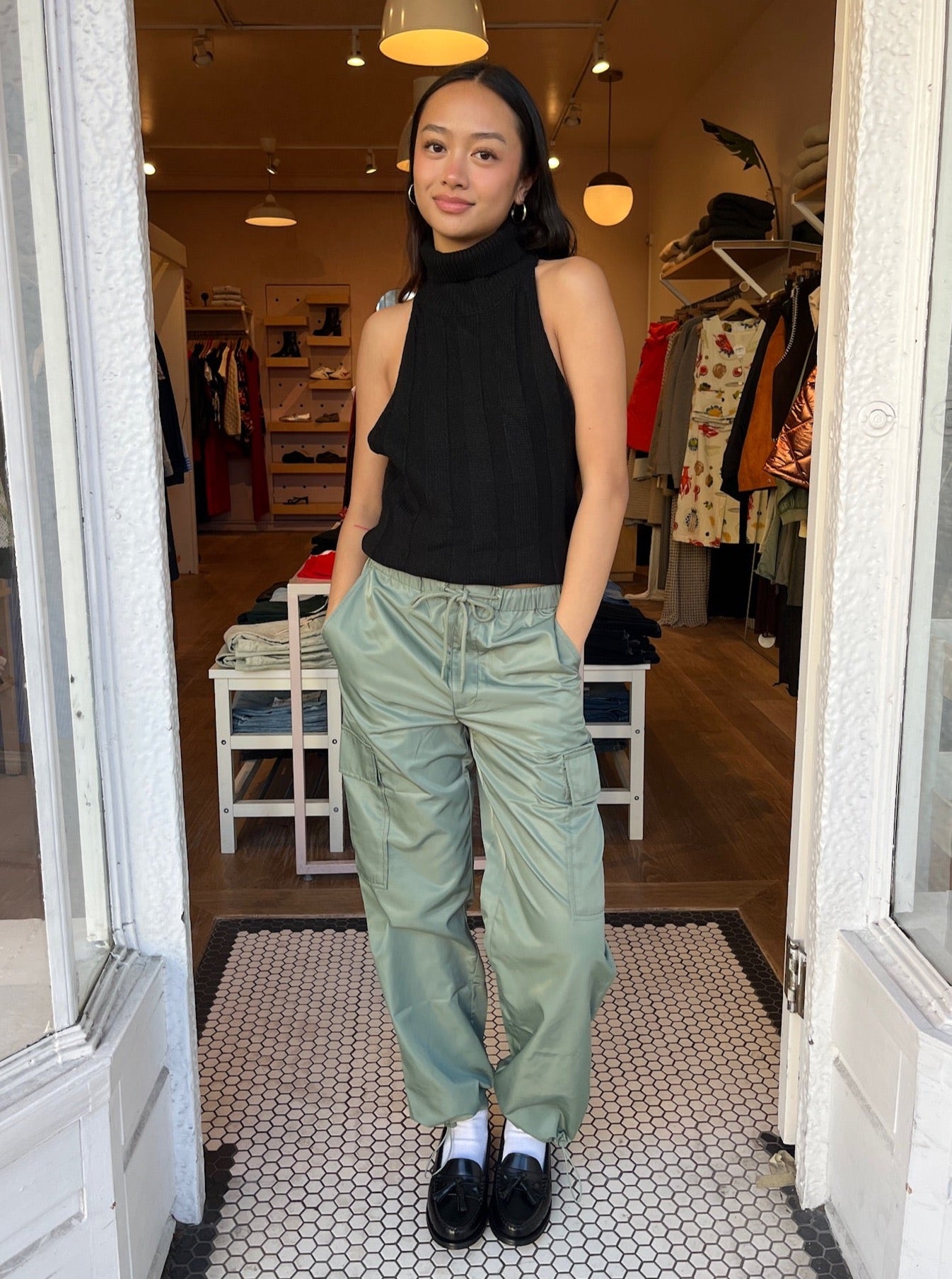 Jade Cargo Pants in Bluff