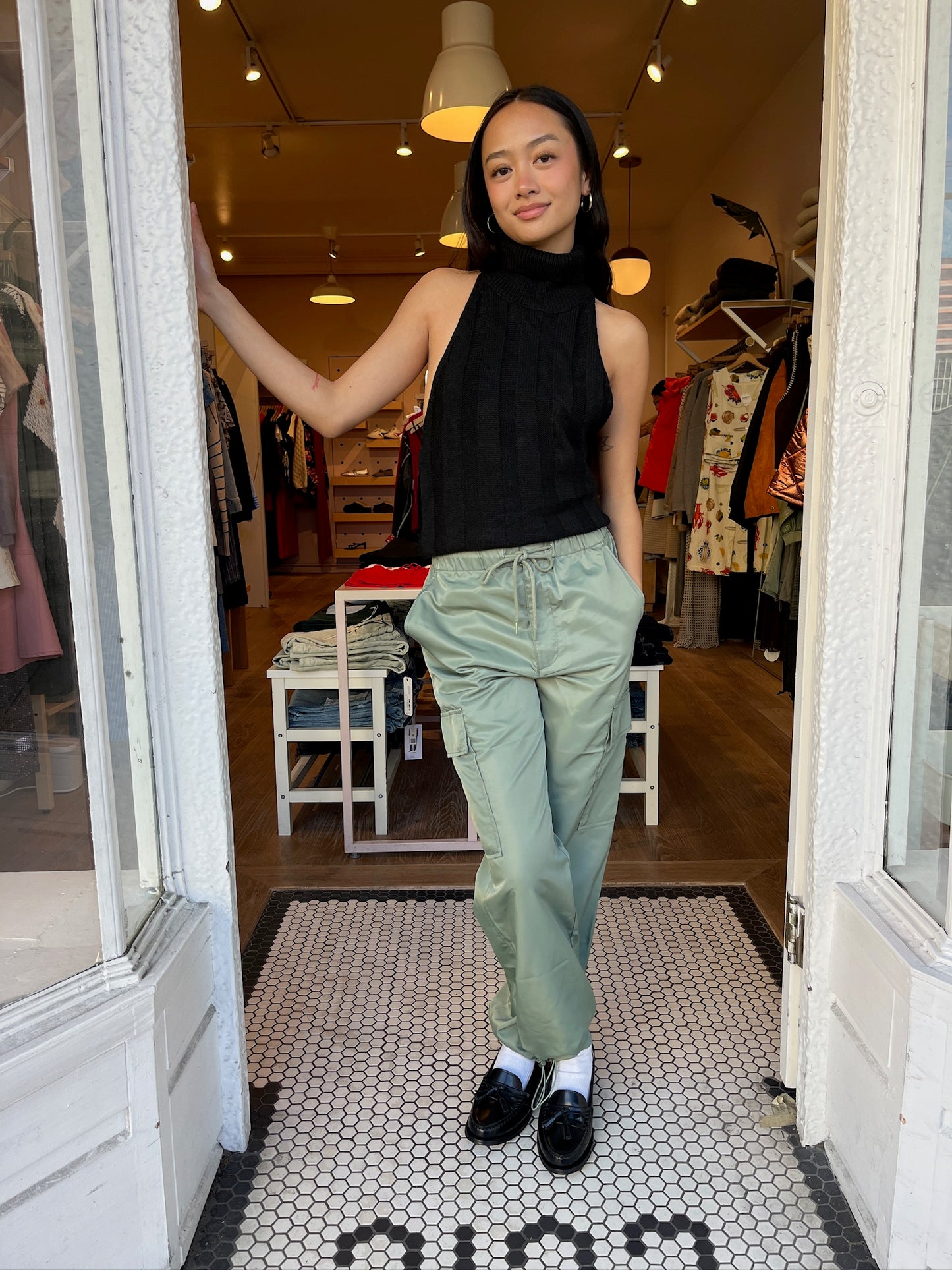 Jade Cargo Pants in Bluff