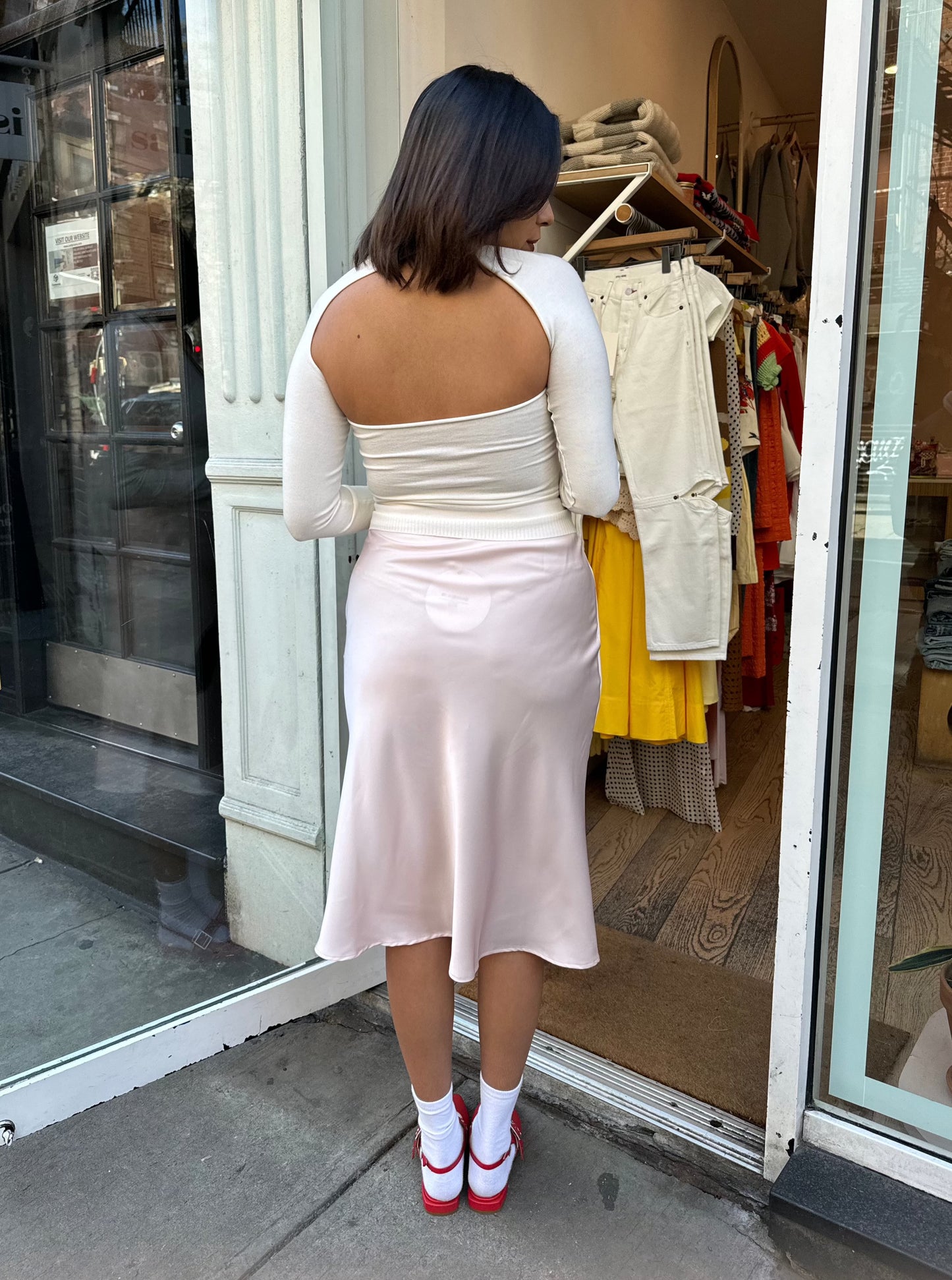 Equestrian Skirt in Champagne – Isalis