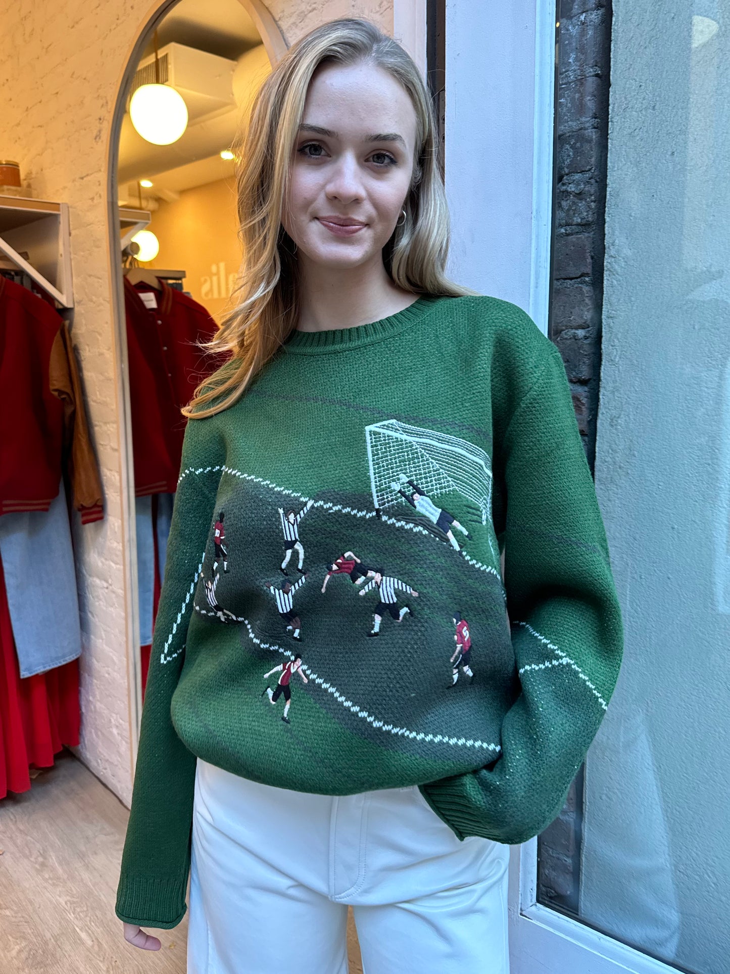 Match of the Day Knit in Green