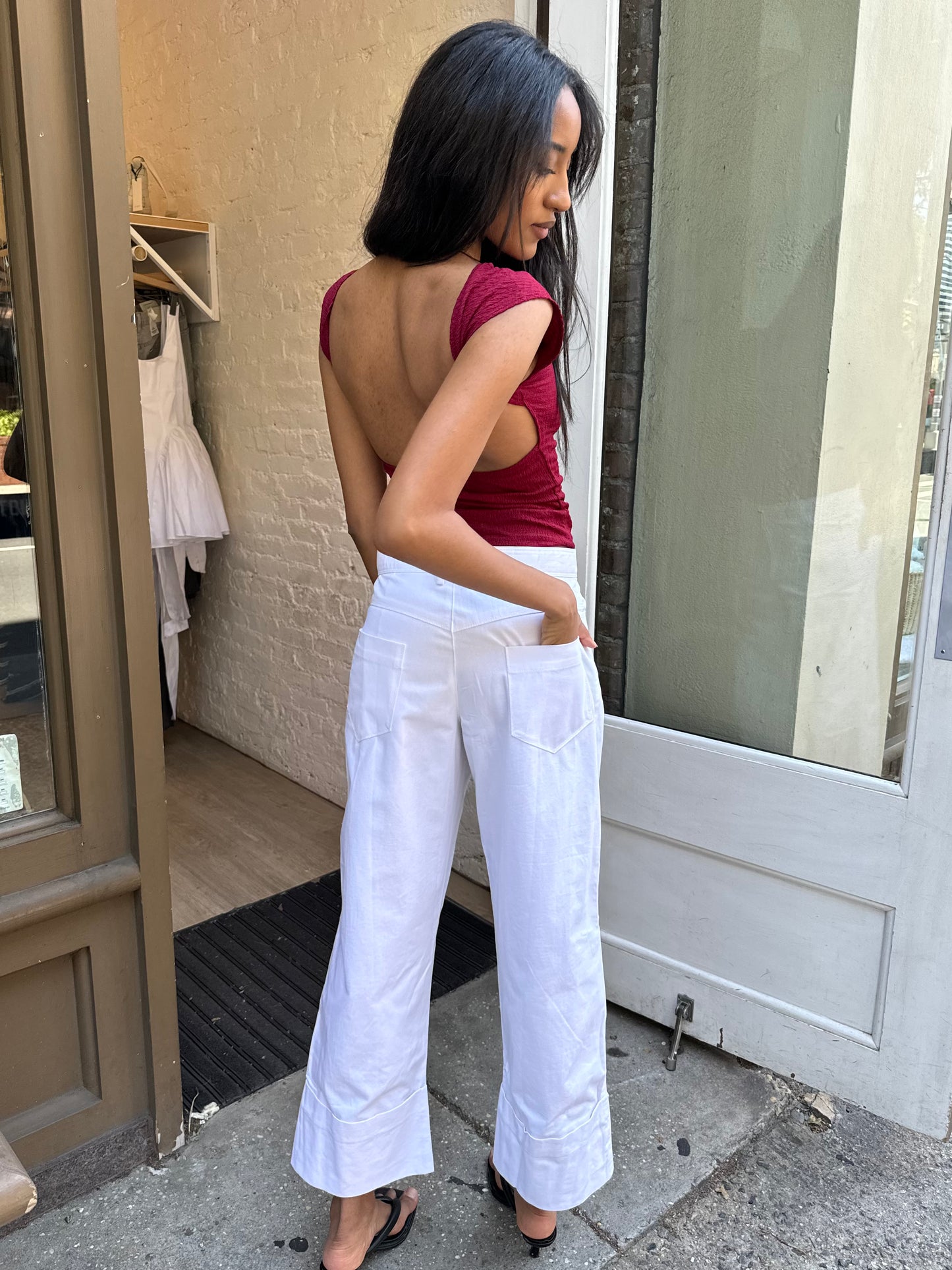 Cassis Pant in White