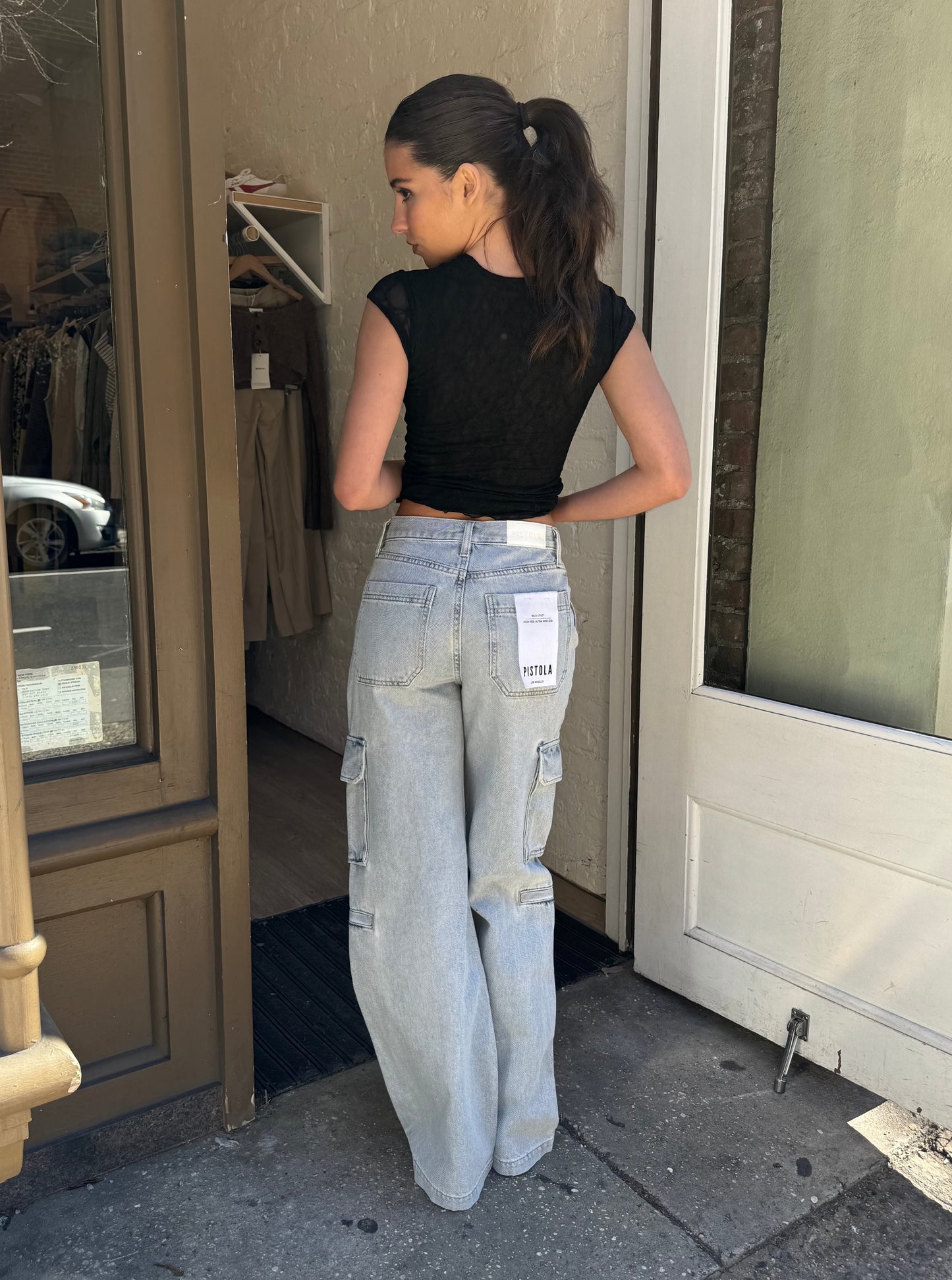 Milo Utility Cargo Jean in Riviera