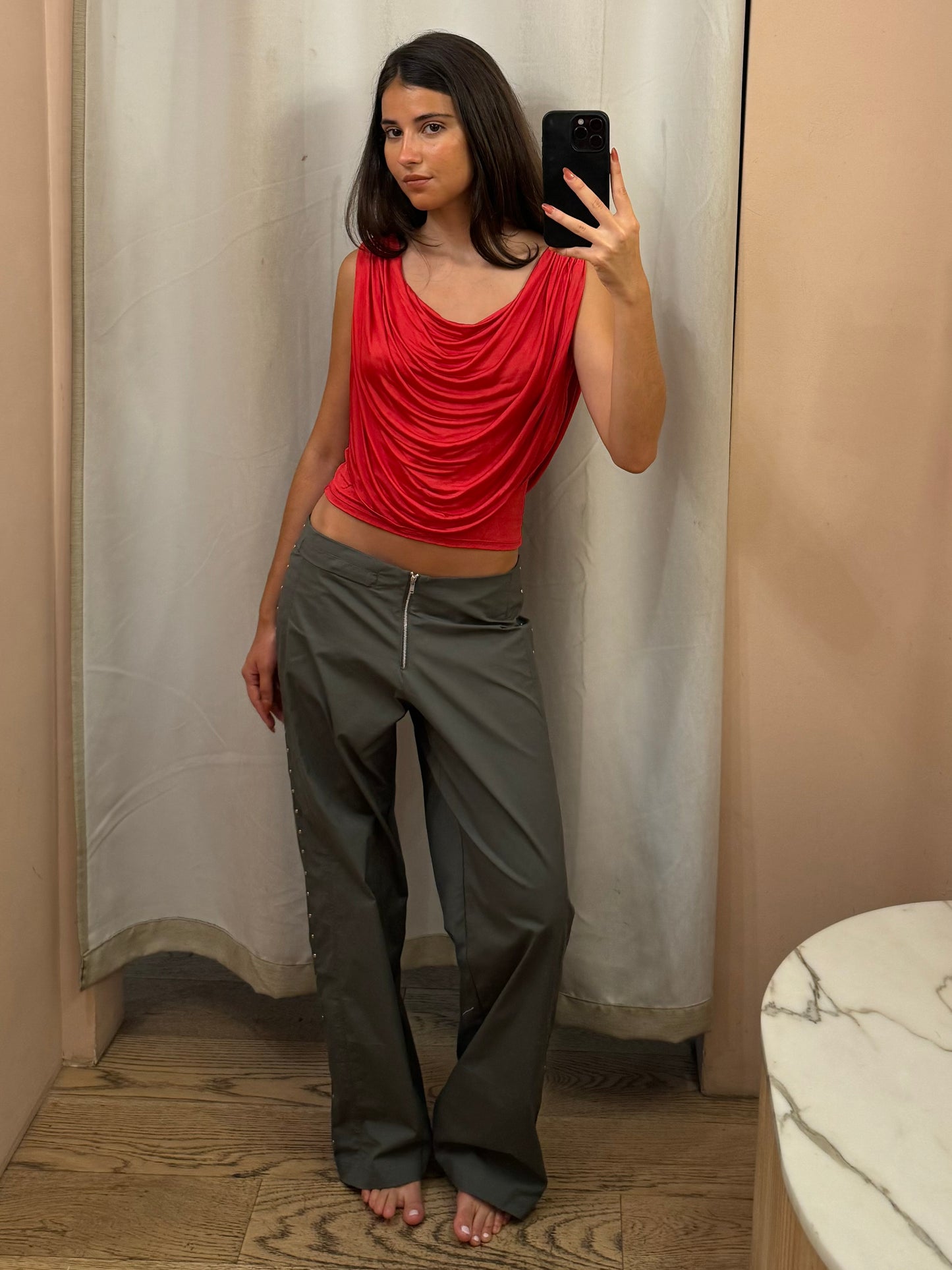 Ete Pant in Charcoal