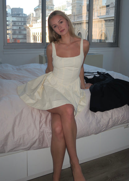 Kennedy Dress in Ivory