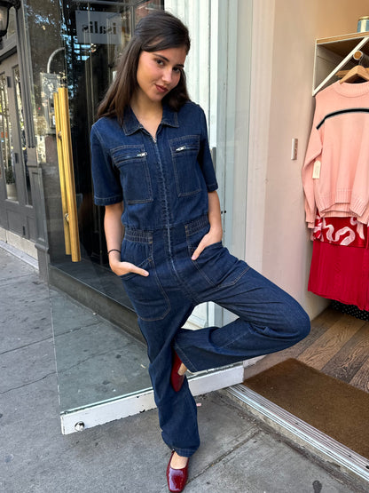 Danny SS Boilersuit in Indigo