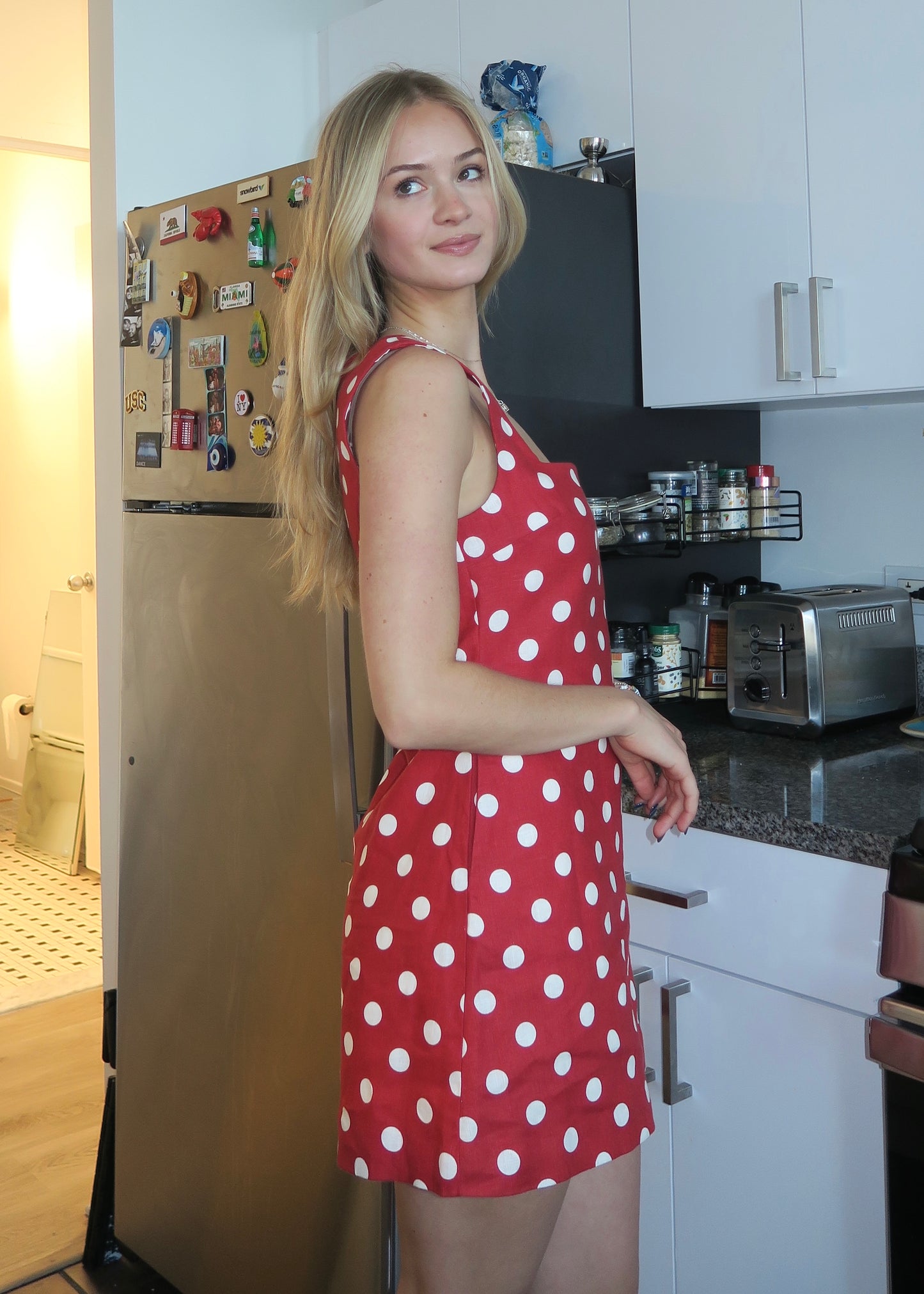 Alice Mini Dress in Polka Dot