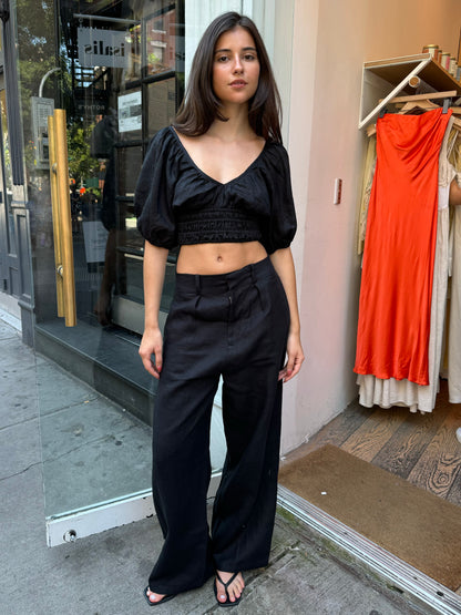 Ida Pant in Black