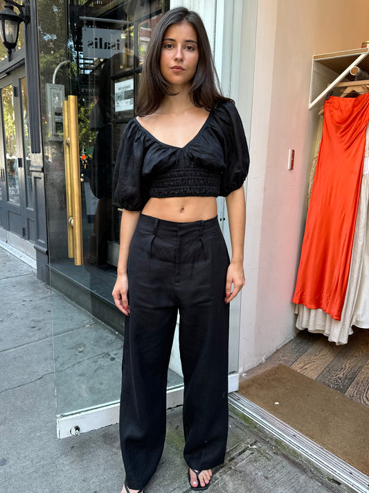 Ida Pant in Black