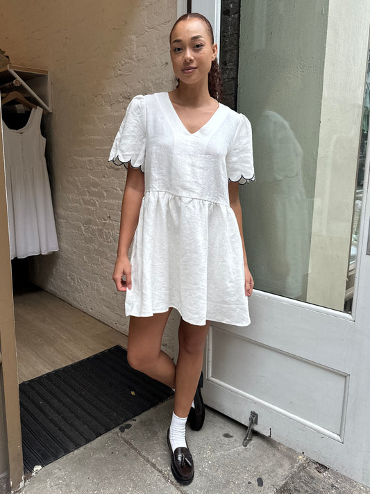 Dixie Dress in Ivory