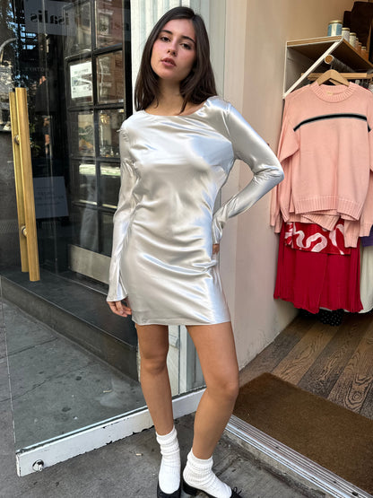 Kim Dress in Silver