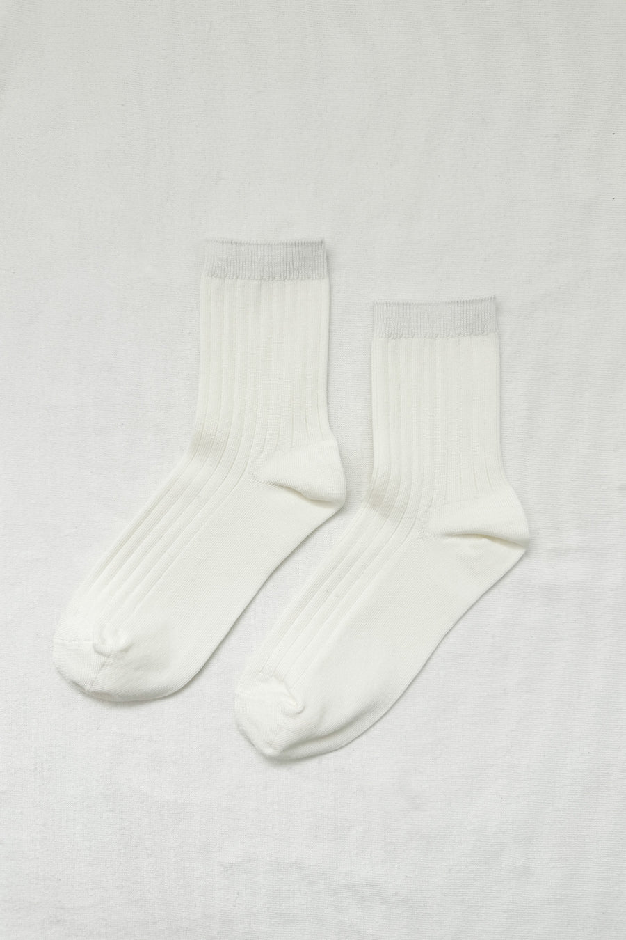 Her Socks in Classic White