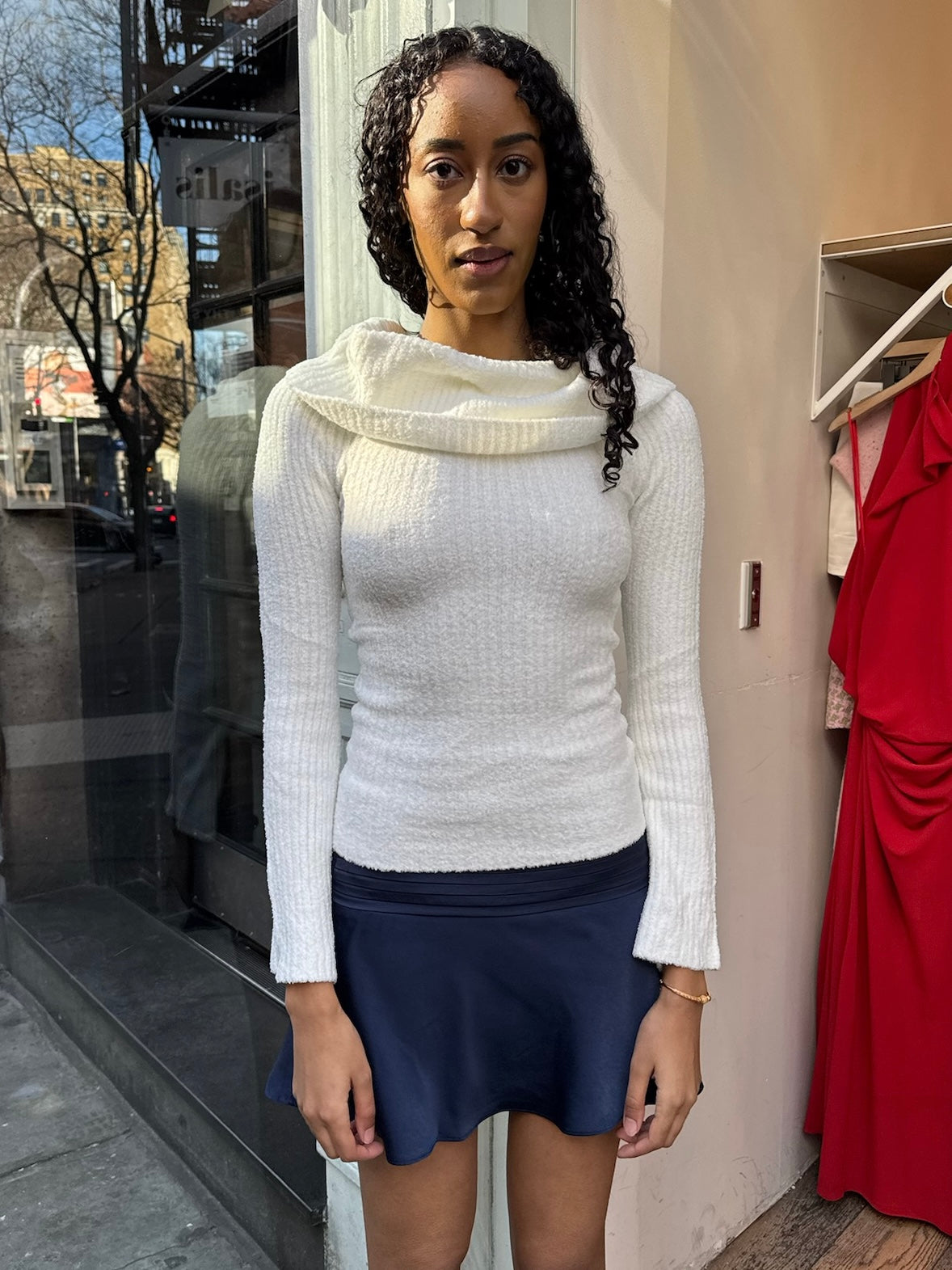 Palmer Sweater in Ivory