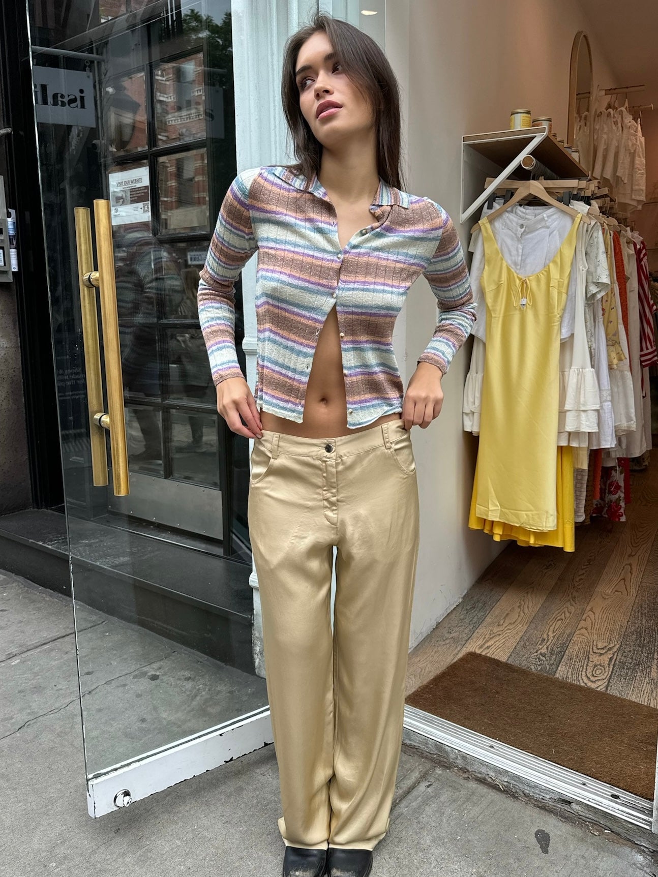 Marta Trousers in Champagne