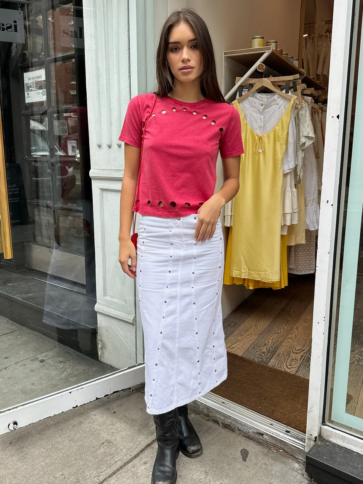 Berta Skirt in White