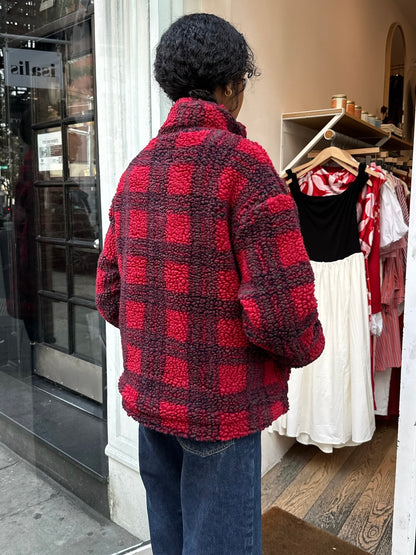 Ingrid Borg Jacket in Red Check