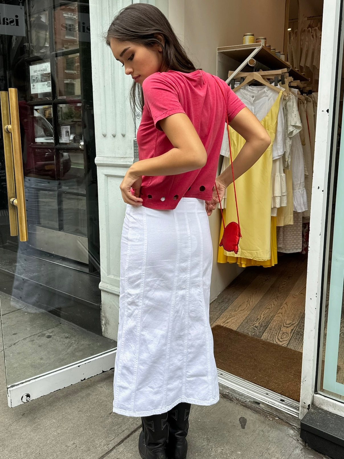 Berta Skirt in White