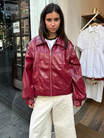 Cupido Bomber Jacket in Red