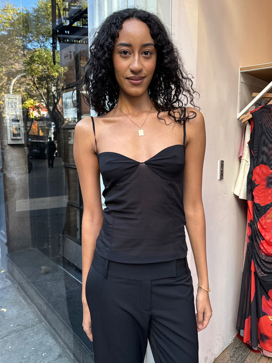 Silk Cami in Black