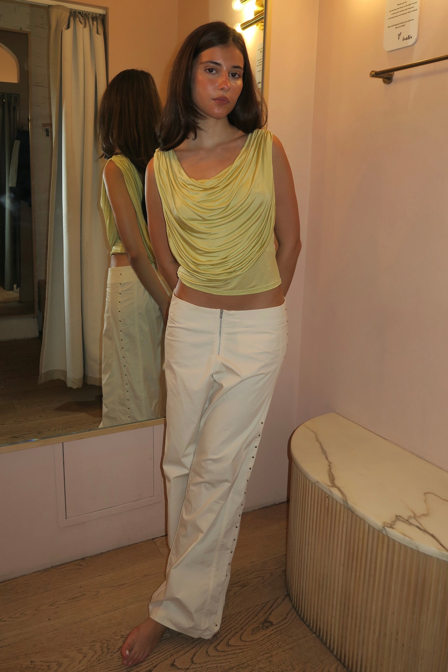 Ete Pant in Cream