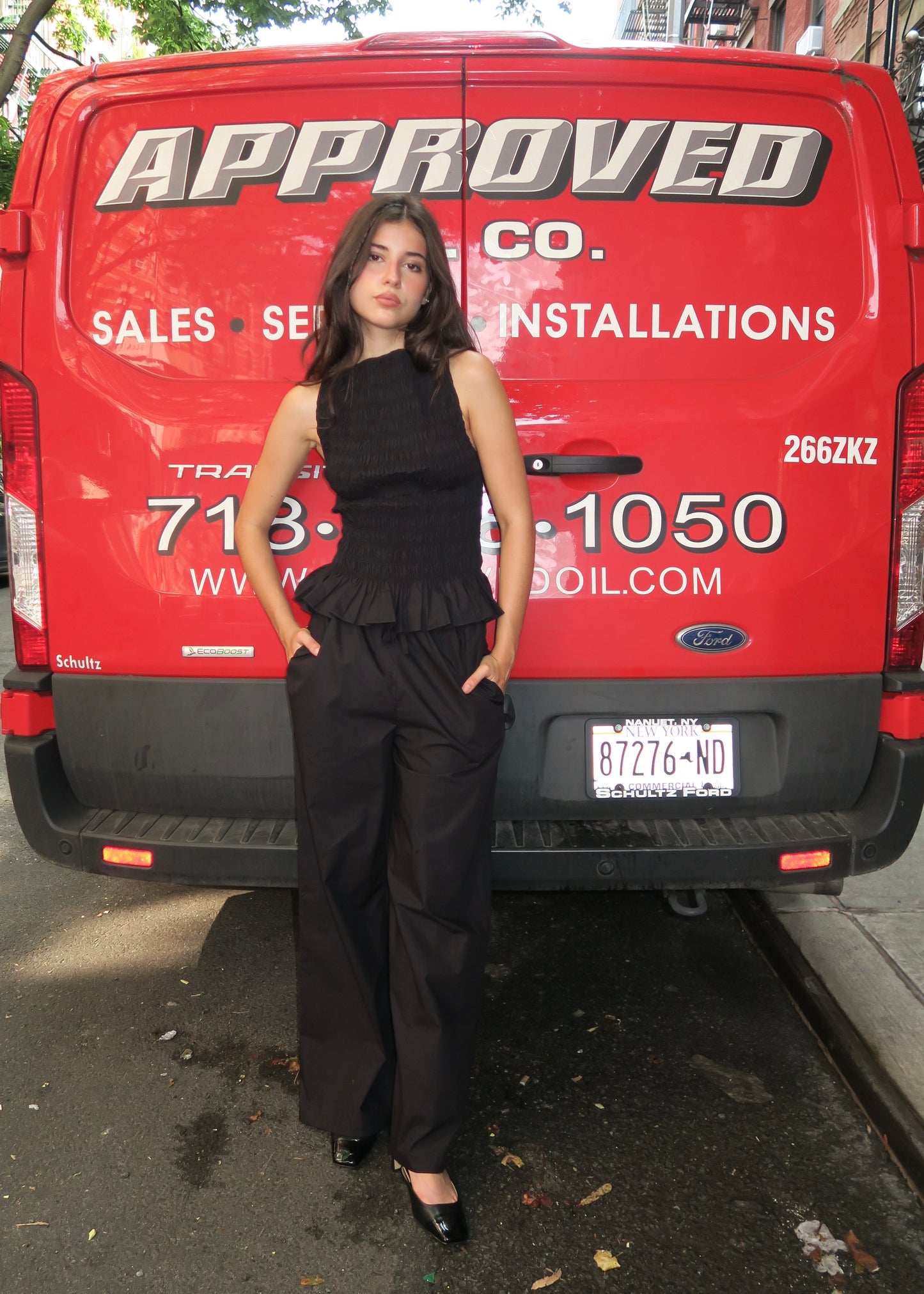 Aleza Pant in Black