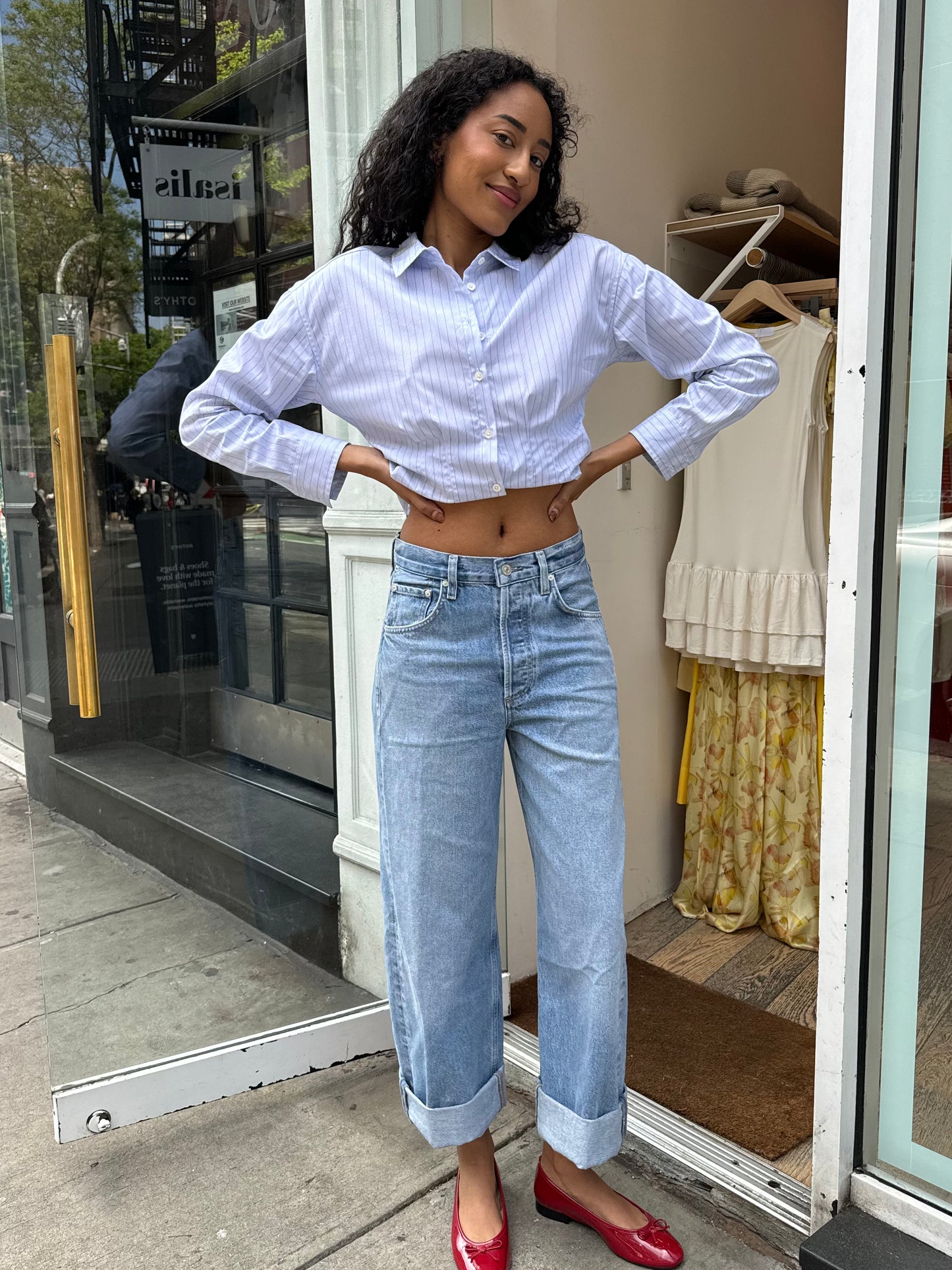 Ayla Baggy Jean in Gemini