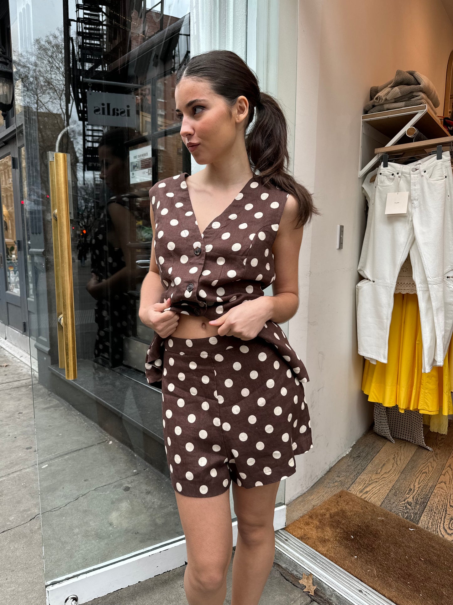 Perri Short in Polka Dot