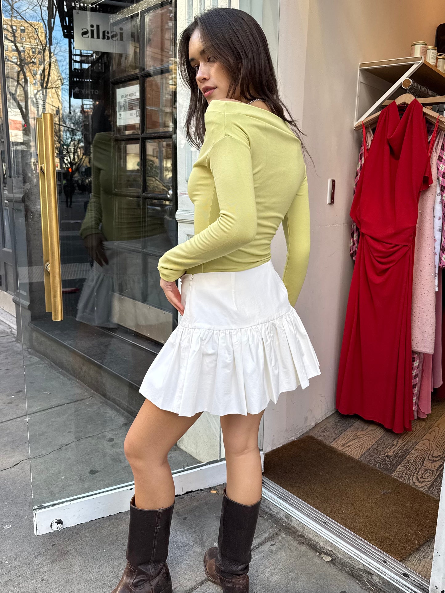 Jenika Skirt in Off White