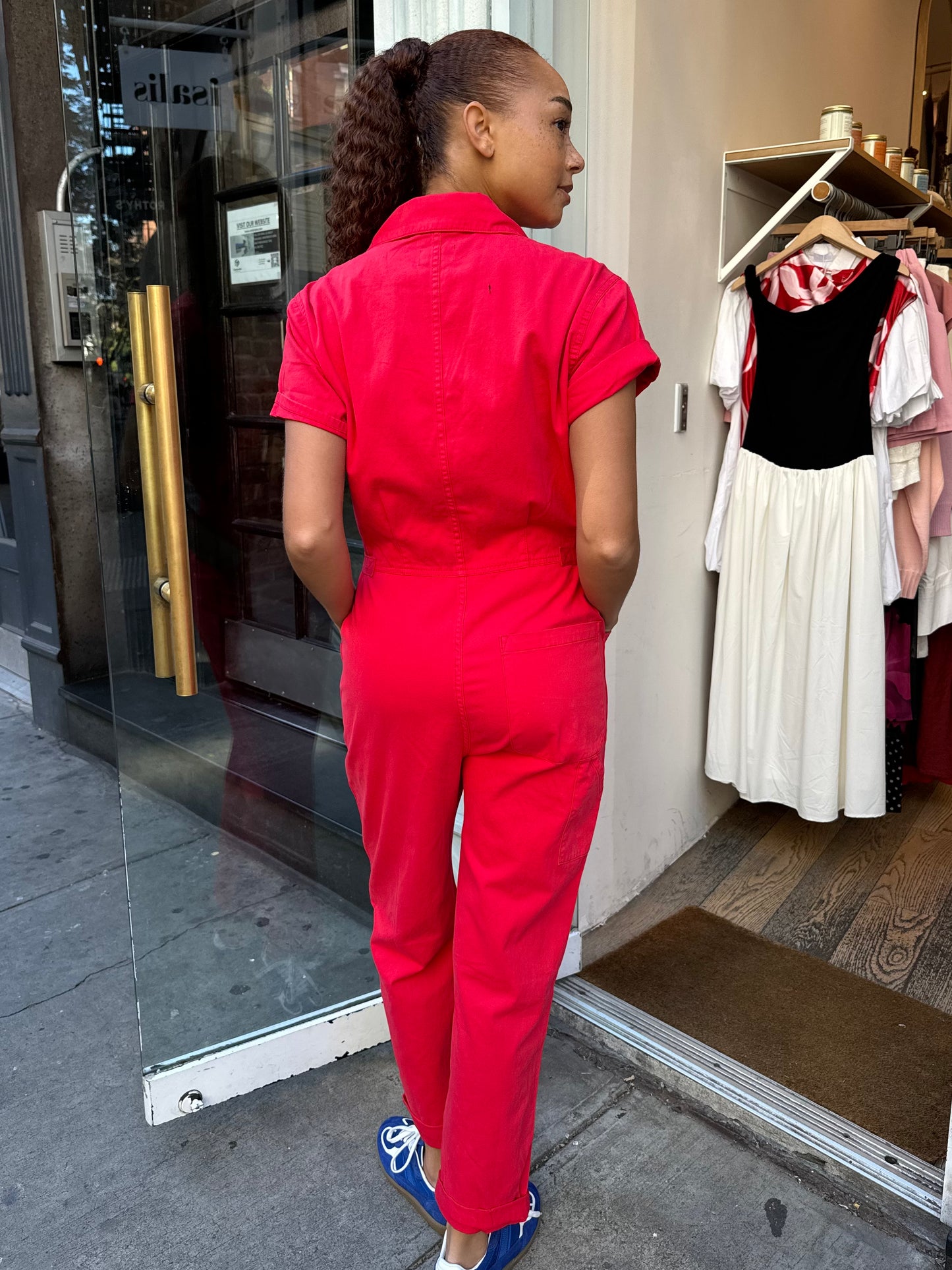 Grover Short Sleeve Field Suit in Rouge