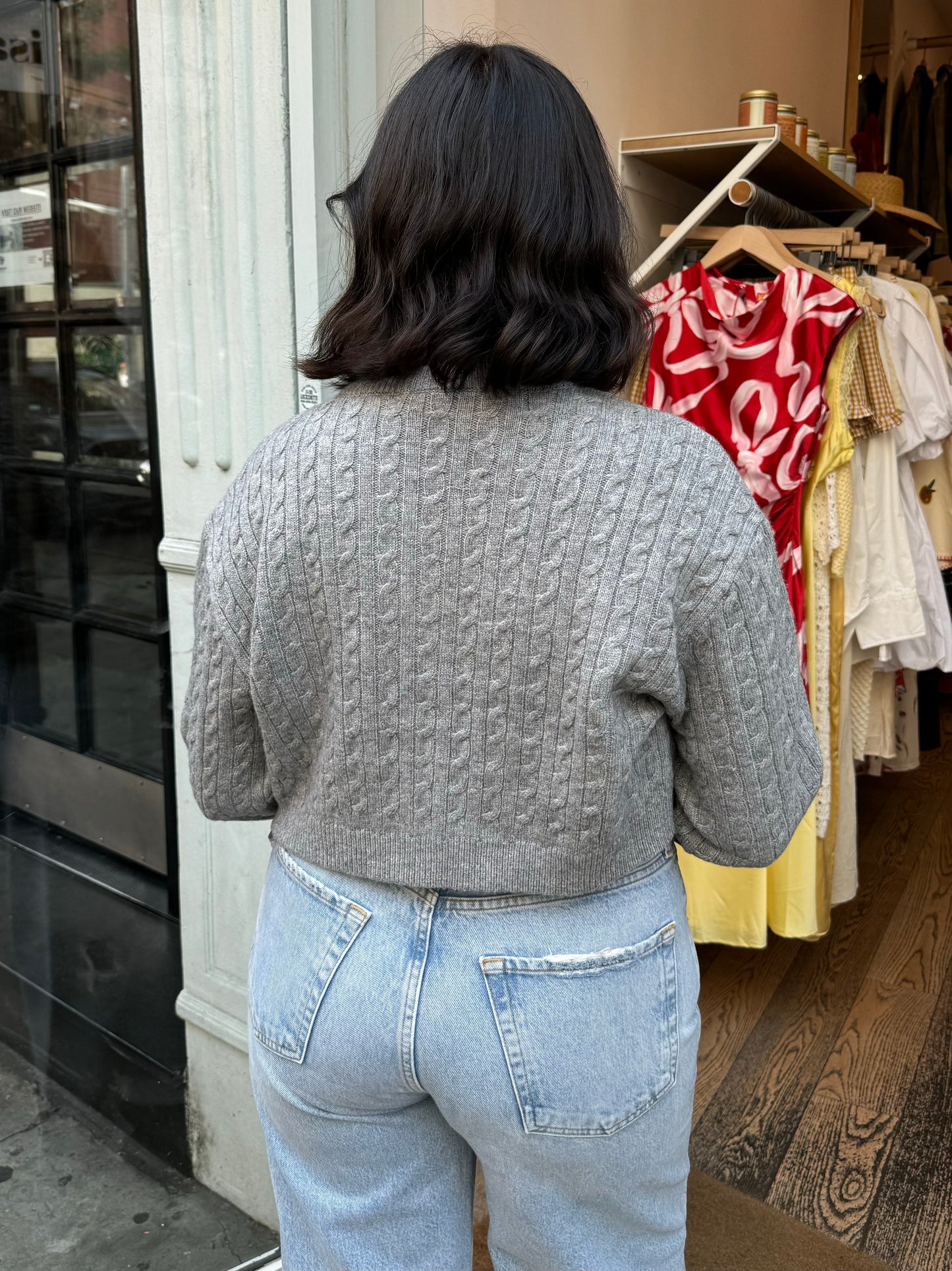 Sebille Sweater in Heather Grey