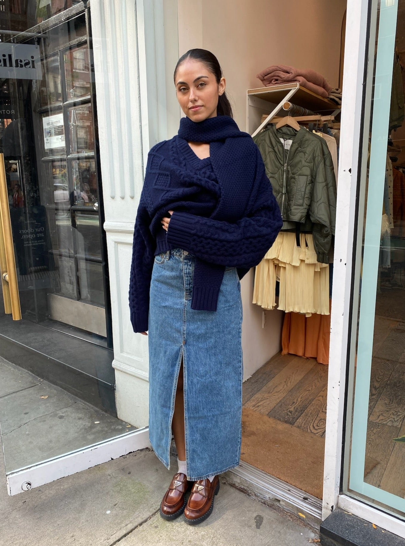 Lima Skirt in Classic Blue