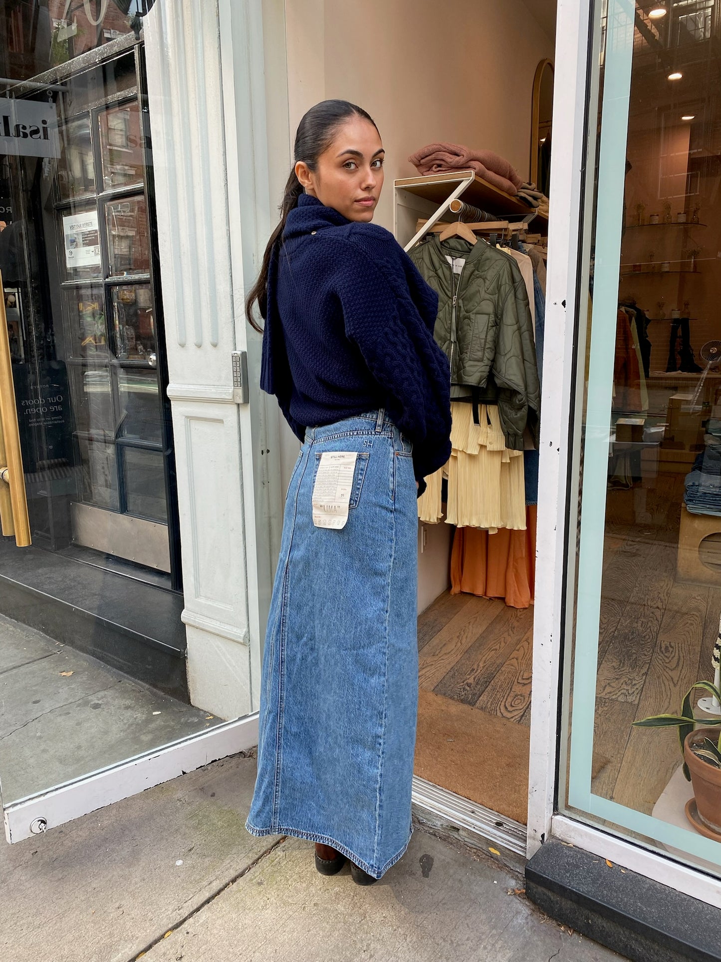 Lima Skirt in Classic Blue