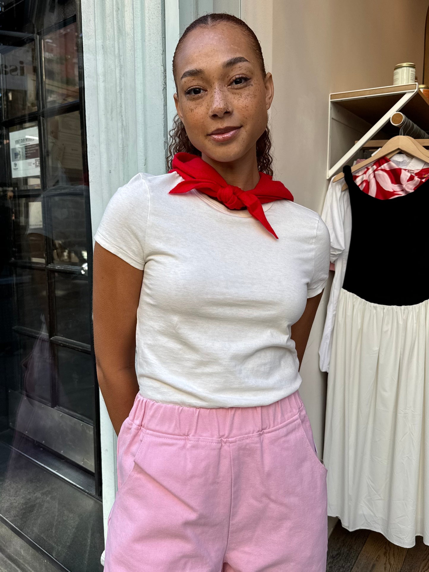 Cashmere Bandana in Red