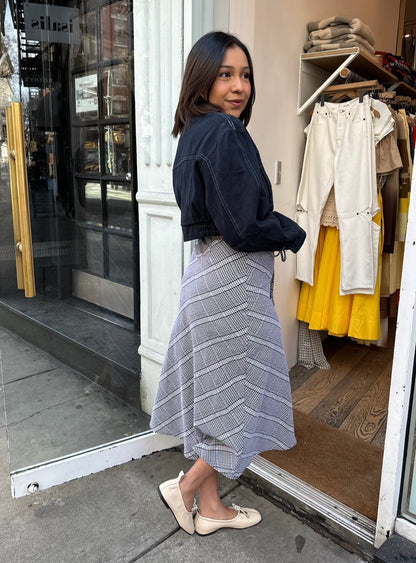 Aurora Skirt in Spring Plaid