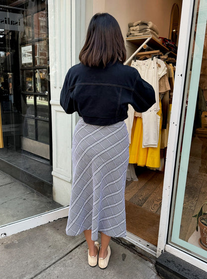 Aurora Skirt in Spring Plaid