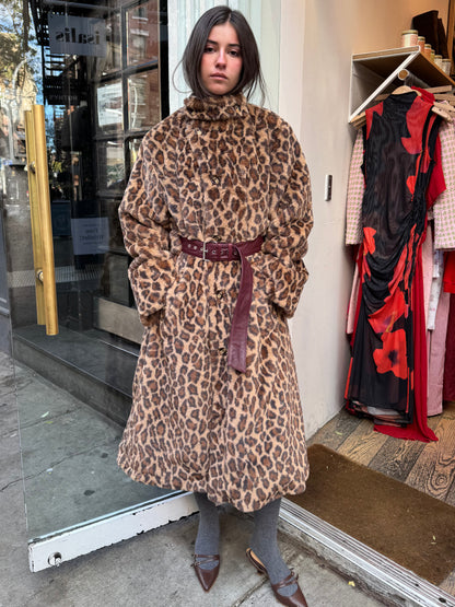 Rina Coat in Leopard