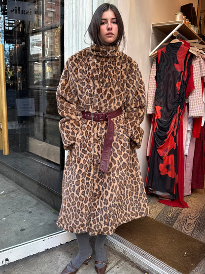 Rina Coat in Leopard