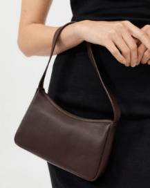 90s Petit Shoulder Bag in Chocolate