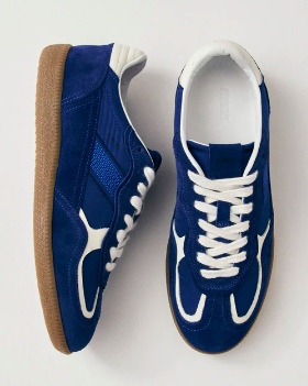 Tb.490 Rife Sheen Blue Leather Sneakers