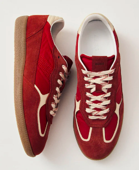 Tb.490 Rife Sheen Red Leather Sneakers