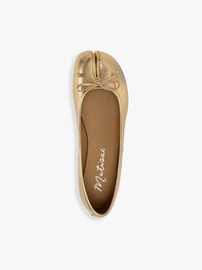 Mason Ballet Flat in Gold