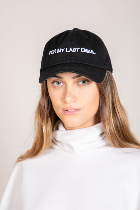 Per My Last E-mail Hat Black