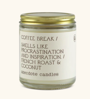 Coffee Break Glass Jar Candle