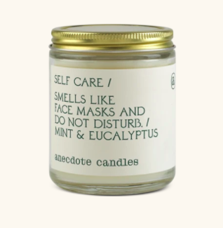 Self Care Glass Jar Candle