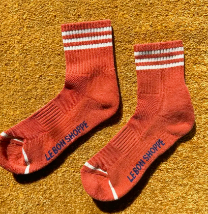 Girlfriend Socks in Terracotta