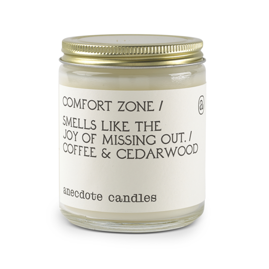 Comfort Zone Glass Jar Candle