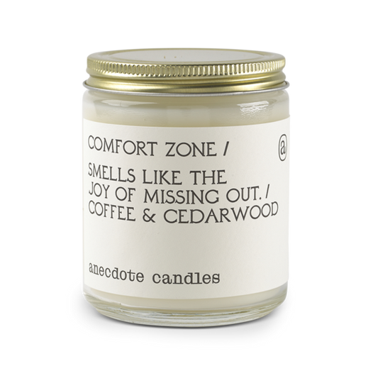 Comfort Zone Glass Jar Candle