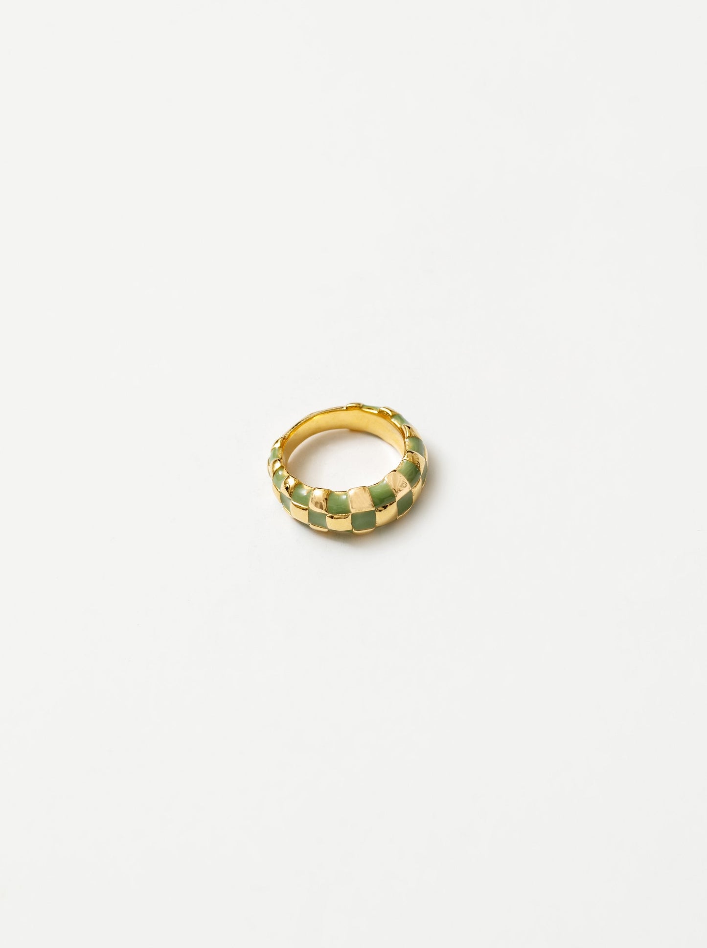 Libby Ring in Green & Gold sz 6